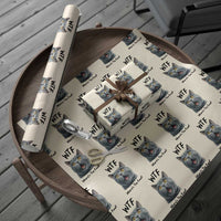 Funny Shocked British Shorthair Cat Wrapping Paper Roll Where Is The Food