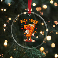 Funny Sick Seven 67 Meme Crystal Glass Ornament Six Seven Wordplay - Wonder Print Shop