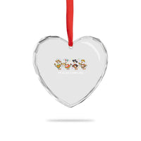 Funny Silly Goose Cinco De Mayo Heart Crystal Glass Ornament Off To Get A Little Silly