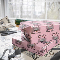 Funny Silly Goose Tennis Club Wrapping Paper Roll Tennis Lover Gift - Wonder Print Shop