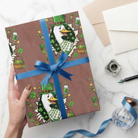 Funny Silly Irish Goose Wrapping Paper Roll St Patricks Day Celebration