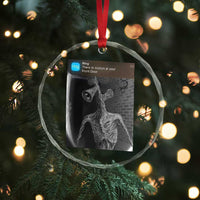 Funny Siren Head Crystal Glass Ornament Ring with Motion Meme TS10