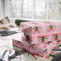 Funny Siuuuu Wrapping Paper Roll Iconic Goal Shout Soccer Lover Gift