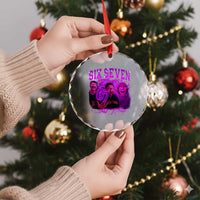 Funny Six Seven 6 7 Meme Crystal Glass Ornament The Mason 67 Kid  Bootleg Gen Alpha Slang - Wonder Print Shop