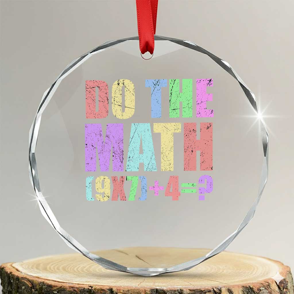Funny Six Seven 6 7 Meme Teacher Crystal Glass Ornament Brainrot Girls Kids Teens - Wonder Print Shop