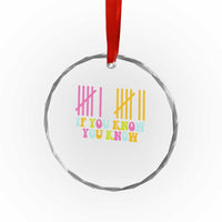 Funny Six Seven 6 7 Teen Slang Crystal Glass Ornament If You Know You Know Viral Meme - Wonder Print Shop