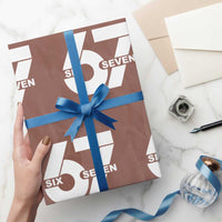 Funny Six Seven 67 Meme Wrapping Paper Roll Bold Graphic - Wonder Print Shop