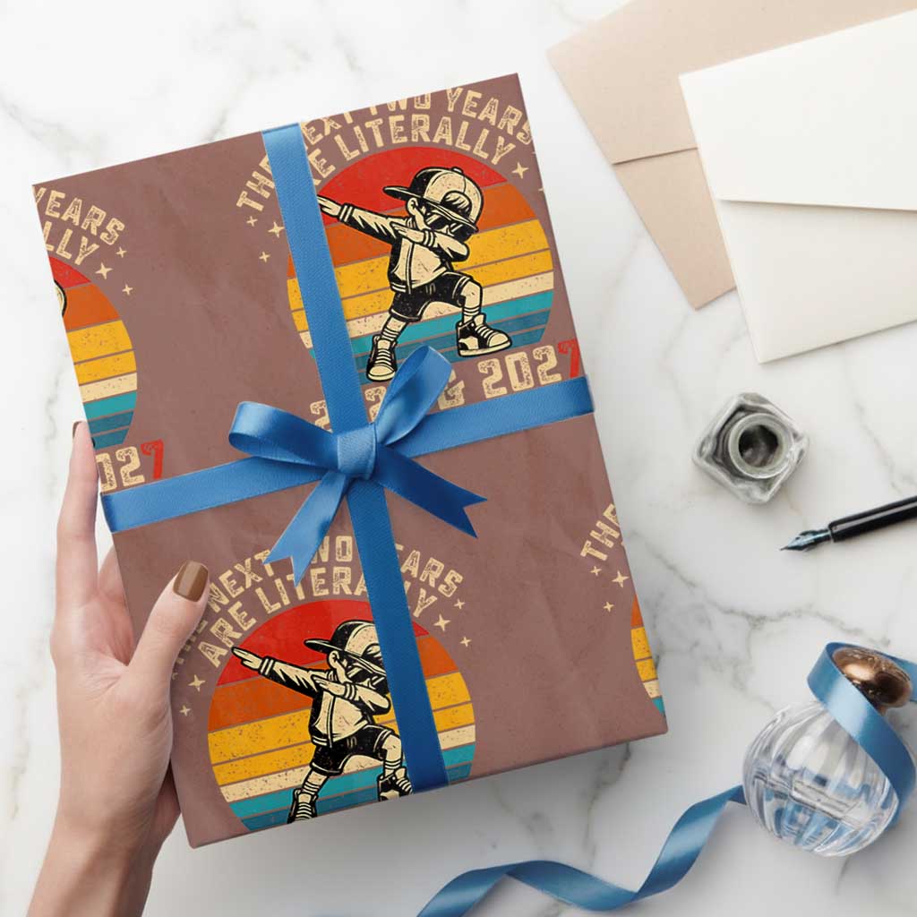 Funny Six Seven 67 New Year Wrapping Paper Roll The Next Two Years Are Literally 2026 And 2027 - Wonder Print Shop