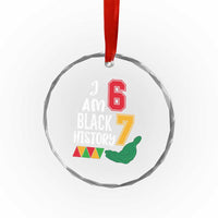 Funny Six Seven African American Crystal Glass Ornament Black History Month