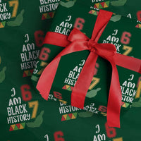 Funny Six Seven African American Wrapping Paper Roll Black History Month