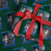 Funny Six Seven Alpha Wolf Wrapping Paper Roll Alpha Loading 67 Savage Wolves Moon Meme