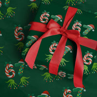 Funny Six Seven Christmas 67 Meme Gen Alpha Slang Elf Hands Wrapping Paper Roll - Wonder Print Shop