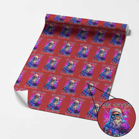 Funny Six Seven Claus Wrapping Paper Roll 67 Xmas Santa Meme Gen Alpha - Wonder Print Shop