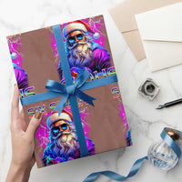 Funny Six Seven Claus Wrapping Paper Roll 67 Xmas Santa Meme Gen Alpha - Wonder Print Shop