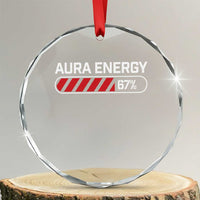 Funny Six Seven Crystal Glass Ornament Aura Energy at 67 Meme Gen Alpha Slang - Wonder Print Shop