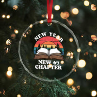 Funny Six Seven Meme Crystal Glass Ornament New Year New 67 Chapter - Wonder Print Shop