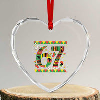 Funny Six Seven Meme Heart Crystal Glass Ornament Pan African Culture Gift