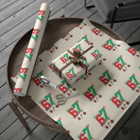 Funny Six Seven Meme Trendy TikTok Wrapping Paper Roll Christmas Gift - Wonder Print Shop
