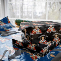 Funny Six Seven Meme Wrapping Paper Roll Saint Nicholas Says 67 Gen Alpha Slang - Wonder Print Shop
