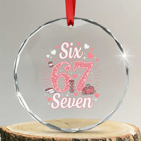Funny Six Seven Tennis Meme Crystal Glass Ornament Gen Z Valentine - Wonder Print Shop