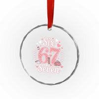 Funny Six Seven Tennis Meme Crystal Glass Ornament Gen Z Valentine - Wonder Print Shop