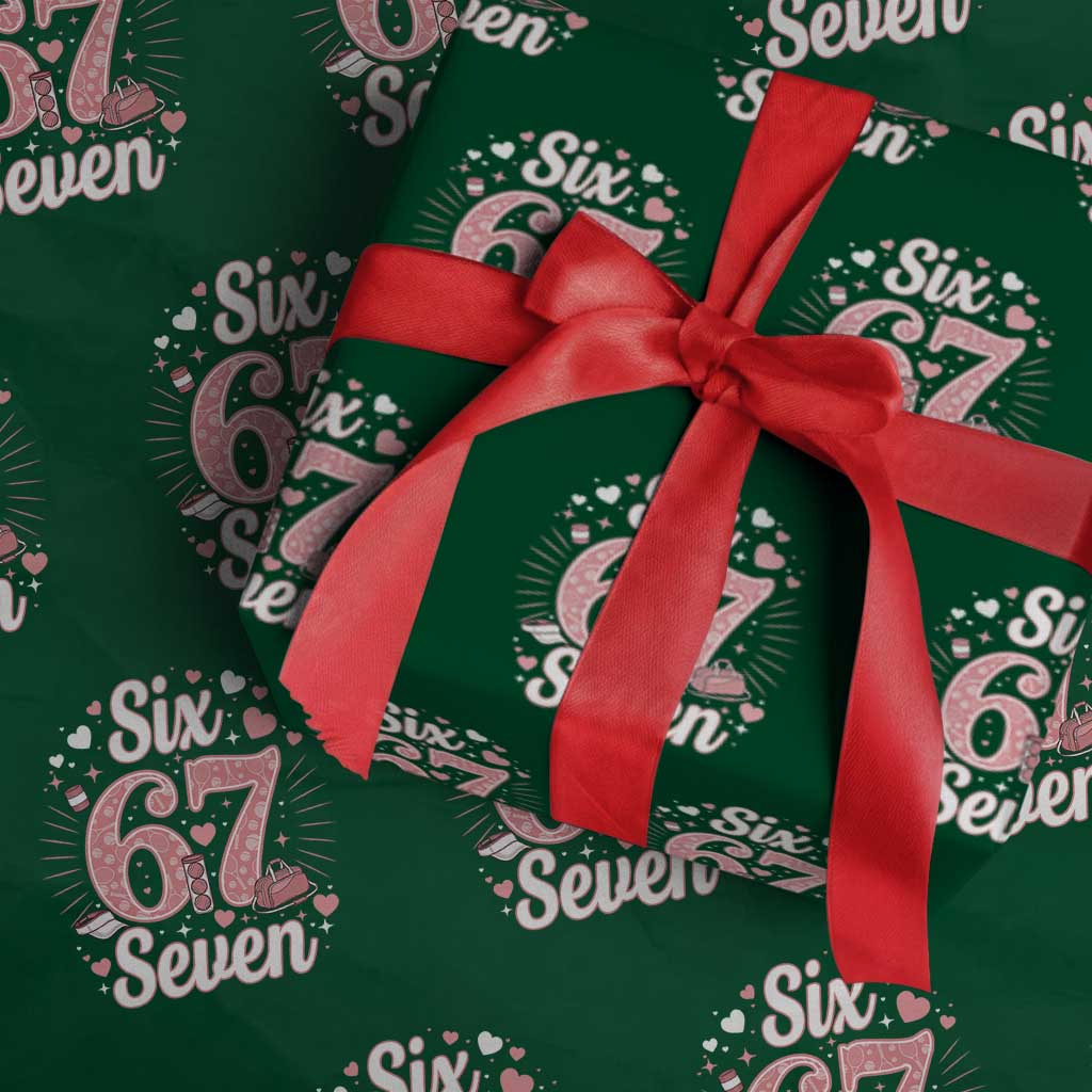 Funny Six Seven Tennis Meme Wrapping Paper Roll Gen Z Valentine - Wonder Print Shop