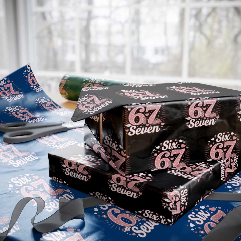 Funny Six Seven Tennis Meme Wrapping Paper Roll Gen Z Valentine - Wonder Print Shop
