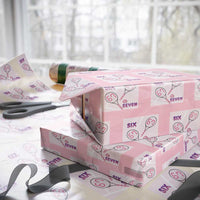 Funny Six Seven Tennis Meme Wrapping Paper Roll Valentine For Women - Wonder Print Shop