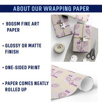 Funny Six Seven Tennis Meme Wrapping Paper Roll Valentine For Women - Wonder Print Shop