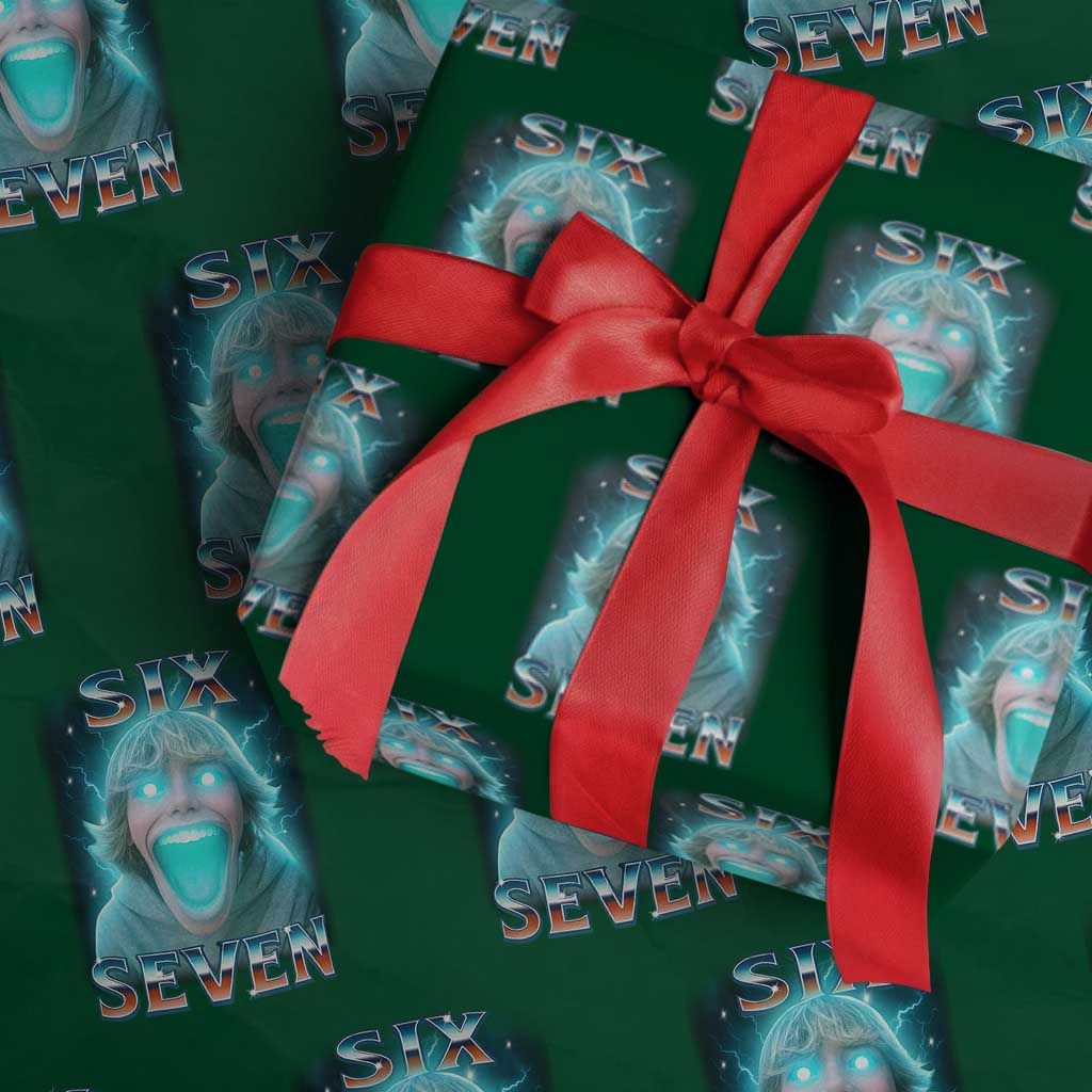 Funny Six Seven The Mason 67 Kid Gen Alpha Meme Wrapping Paper Roll - Wonder Print Shop