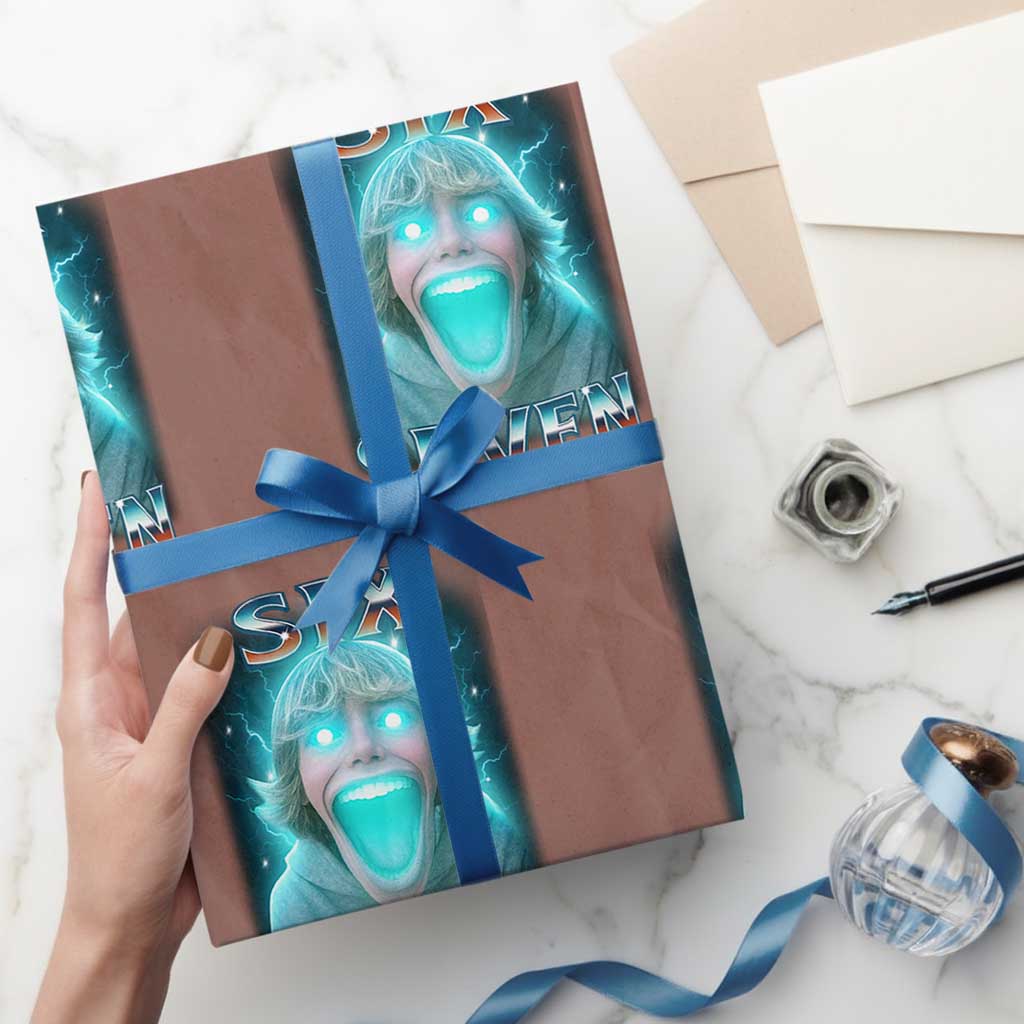 Funny Six Seven The Mason 67 Kid Gen Alpha Meme Wrapping Paper Roll - Wonder Print Shop