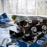 Funny Skeleton 45 lbs Plate Weight Lifting Gym Working Out Wrapping Paper Roll - Wonder Print Shop