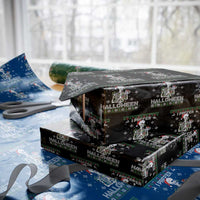 Funny Skeleton Christmas Wrapping Paper Roll I Prefer Halloween Spooky Xmas Holiday - Wonder Print Shop