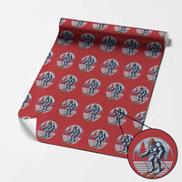 Funny Skiing Bigfoot Ski Winter Sport Yeti Snowboarder Skier Wrapping Paper Roll - Wonder Print Shop