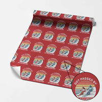 Funny Skiing Dad Wrapping Paper Roll Got Passed By My Daughter Retro Vintage - Wonder Print Shop
