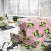 Funny Slainte Irish Frog Beer St Patricks Day Wrapping Paper Roll