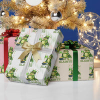 Funny Slainte Irish Frog Beer St Patricks Day Wrapping Paper Roll