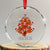Funny Sloth Xmas Tree Crystal Glass Ornament Slo Ho Ho Ho Santa Hat - Wonder Print Shop