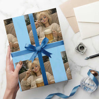 Funny Smoking And Drinking Doll Meme Wrapping Paper Roll Weekend Relaxation