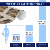 Funny Smoking And Drinking Doll Meme Wrapping Paper Roll Weekend Relaxation