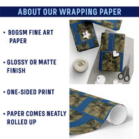 Funny Smoking Cat Selfie Meme Wrapping Paper Roll Gen Z Joke - Wonder Print Shop