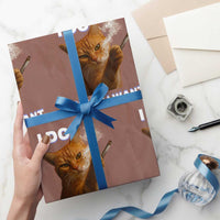 Funny Smoking Cat Wrapping Paper Roll I Do What I Want Sarcastic Cats Meme - Wonder Print Shop