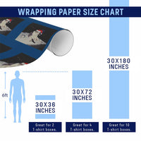 Funny Smoking Cat Xmas Meme Wrapping Paper Roll - Wonder Print Shop