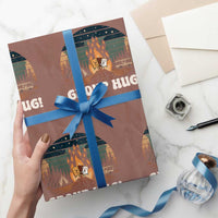 Funny Smores Camping Wrapping Paper Roll Group Hug - Wonder Print Shop