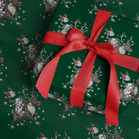 Funny Snowman Headless Horseman Wrapping Paper Roll Xmas Halloween Gift - Wonder Print Shop