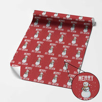 Funny Snowman Merry Six Seven Meme Wrapping Paper Roll Christmas Trending 67 Gift - Wonder Print Shop