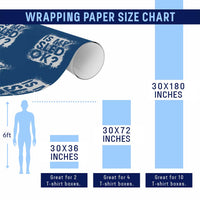 Funny Snowmobile Wrapping Paper Roll Is My Sled Ok Winter Sport Snowmobile Track - Wonder Print Shop