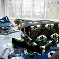 Funny St Patricks Bigfoot Says Six Seven Wrapping Paper Roll Gen Z Irish Gift