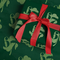 Funny St Patricks Day 67 Six Seven Meme Shamrock Wrapping Paper Roll