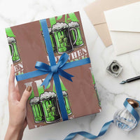 Funny St Patricks Day Beer Lover Wrapping Paper Roll IPA Lot When I Drink Irish Beer Drinking